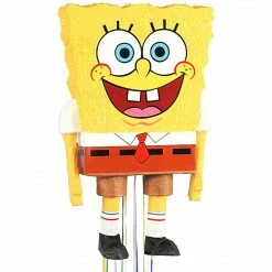 Buyseasons Home & Office SpongeBob SquarePants 24" Pull-String Piñata