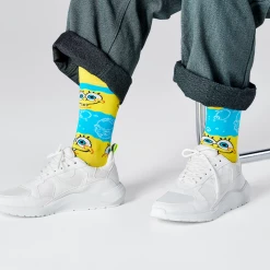 Fba-happysocks Accessories SpongeBob SquarePants Say Cheese Socks