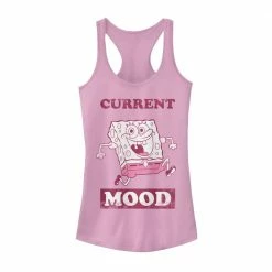 Fifthsun SpongeBob Current Mood Women's Racerback Tank Top Clothing
