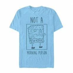 Fifthsun Clothing SpongeBob Not A Morning Person Short Sleeve T-Shirt