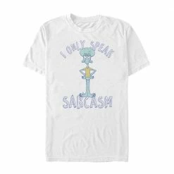 Fifthsun Squidward I Only Speak Sarcasm Short Sleeve T-Shirt Clothing
