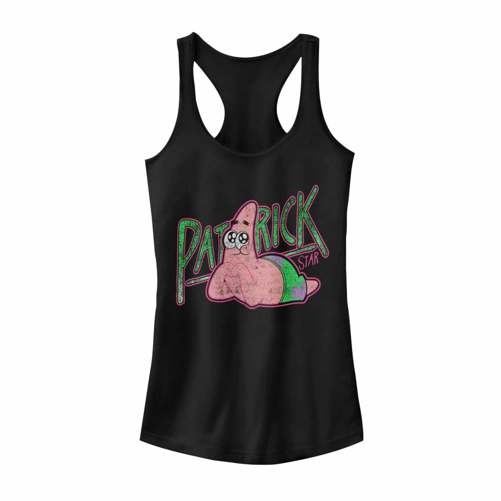 Fifthsun Patrick Star 90's Racerback Tank Clothing 1 Fifthsun Patrick Star 90's Racerback Tank Clothing