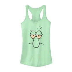 Fifthsun Squidward Big Face Racerback Tank Top Clothing