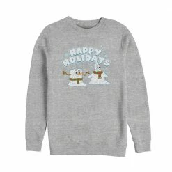 Fifthsun Clothing SpongeBob And Patrick Happy Holidays Crewneck Sweatshirt