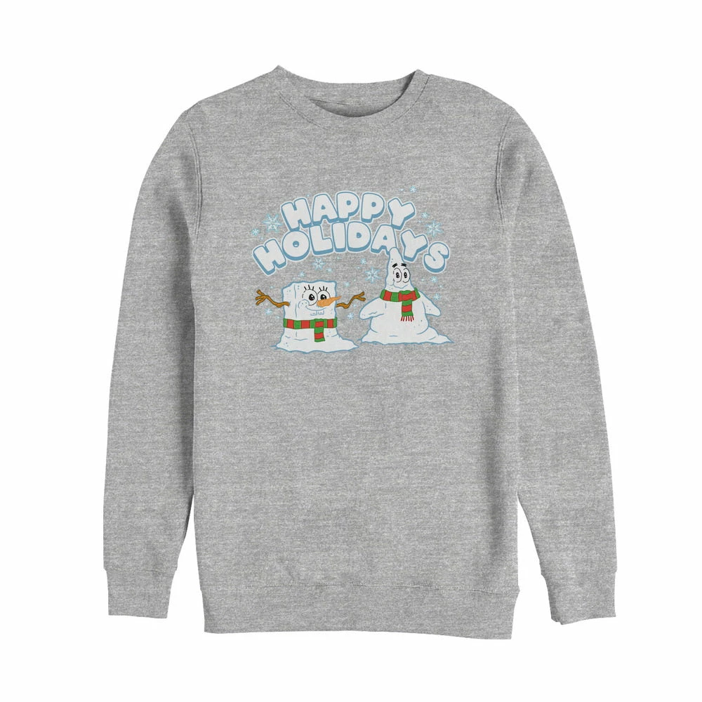 Fifthsun Clothing SpongeBob And Patrick Happy Holidays Crewneck Sweatshirt 1 Fifthsun Clothing SpongeBob And Patrick Happy Holidays Crewneck Sweatshirt