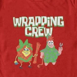 Fifthsun SpongeBob And Patrick Wrapping Crew Short Sleeve T-Shirt