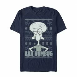 Fifthsun Squidward Bah Humbug Short Sleeve T-Shirt Clothing