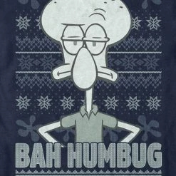 Fifthsun Squidward Bah Humbug Short Sleeve T-Shirt Clothing