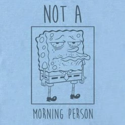 Fifthsun Clothing SpongeBob Not A Morning Person Short Sleeve T-Shirt