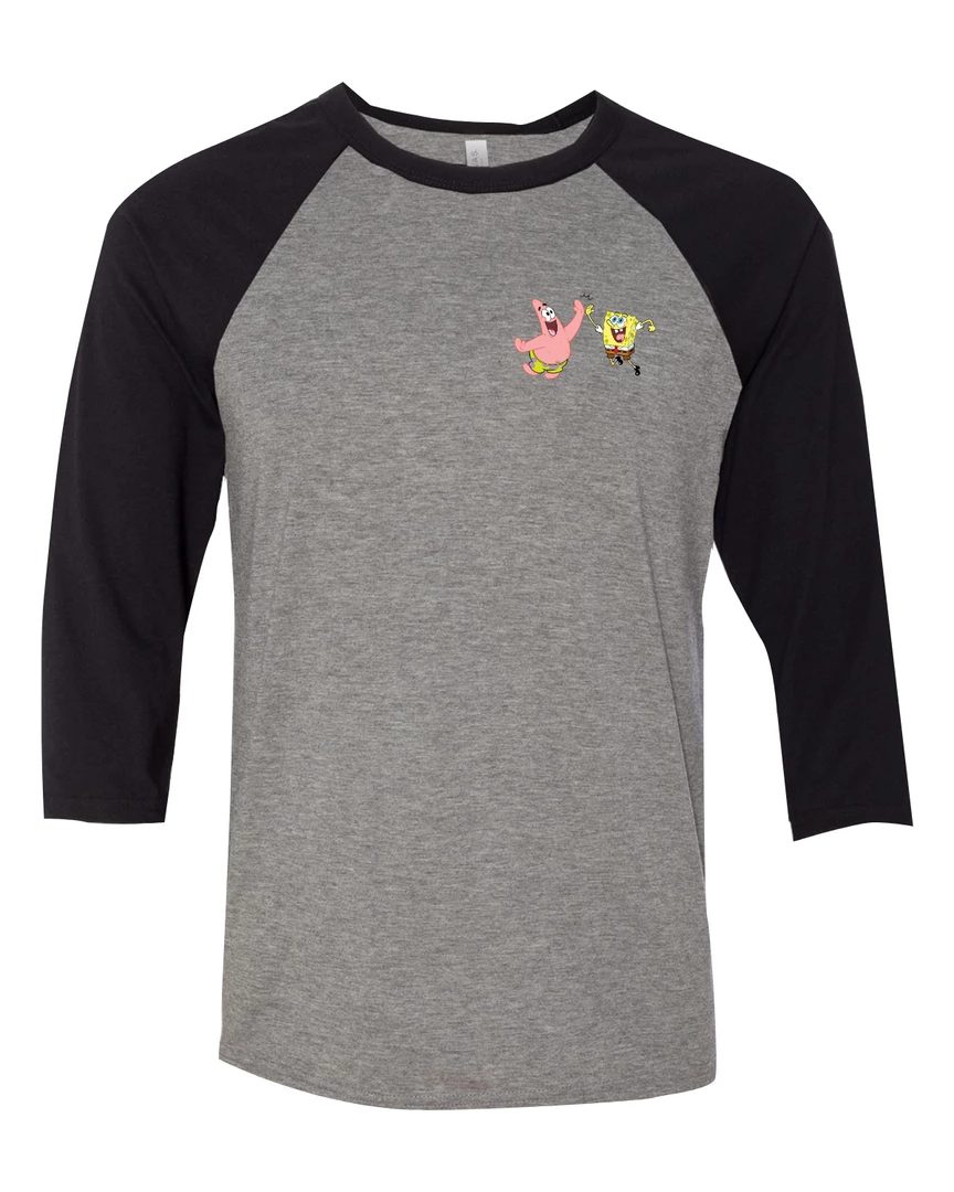 Wild-bobby SpongeBob SquarePants Do Stuff Together Raglan Sleeve Baseball T-Shirt Clothing 2 Wild-bobby SpongeBob SquarePants Do Stuff Together Raglan Sleeve Baseball T-Shirt Clothing