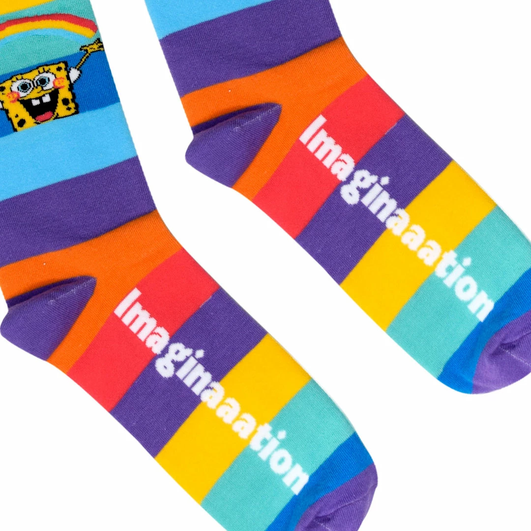 Fba-sock101 SpongeBob SquarePants Imagination Socks 4 Fba-sock101 SpongeBob SquarePants Imagination Socks