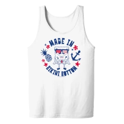 Dtg2go SpongeBob SquarePants Made In Bikini Bottom Adult Tank Top