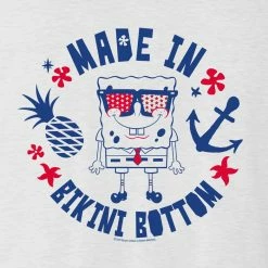 Monster Digital Clothing SpongeBob SquarePants Made In Bikini Bottom Tri-Blend T-Shirt