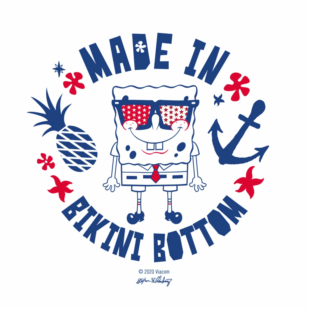 Photomugs Drinkware SpongeBob SquarePants Made In Bikini Bottom 20 Oz Screw Top Water Bottle With Straw 2 Photomugs Drinkware SpongeBob SquarePants Made In Bikini Bottom 20 Oz Screw Top Water Bottle With Straw