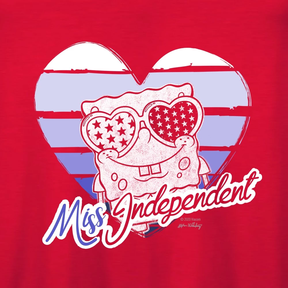 Dtg2go SpongeBob SquarePants Miss Independent Women's Flowy Tank Top Clothing 2 Dtg2go SpongeBob SquarePants Miss Independent Women's Flowy Tank Top Clothing