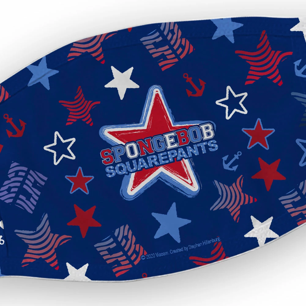 Progift SpongeBob SquarePants Star Pattern Washable Face Mask 2 Progift SpongeBob SquarePants Star Pattern Washable Face Mask