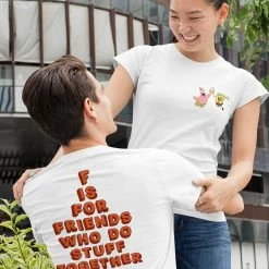 Fba-tsc Clothing SpongeBob SquarePants Do Stuff Together Short Sleeve T-Shirt