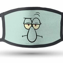 Shiphero-wildbobby SpongeBob SquarePants Big Face Washable Face Masks - Pack Of 3