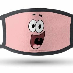 Shiphero-wildbobby SpongeBob SquarePants Big Face Washable Face Masks - Pack Of 3