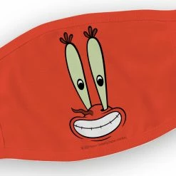 Progift SpongeBob SquarePants Mr. Krabs Big Face Washable Face Mask