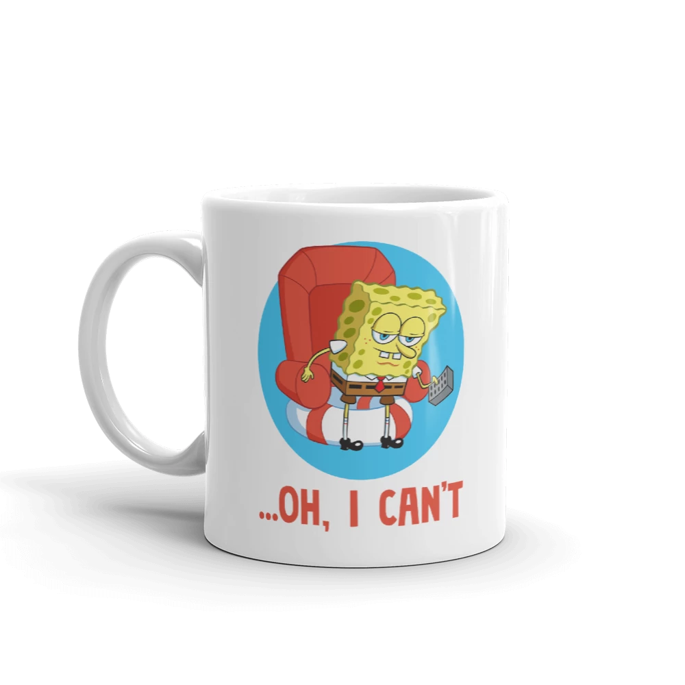 Monetyze-casetry Drinkware SpongeBob SquarePants Oh, I Can't Meme White Mug 1 Monetyze-casetry Drinkware SpongeBob SquarePants Oh, I Can't Meme White Mug