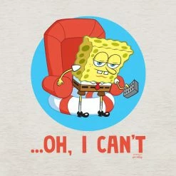 Dtg2go SpongeBob SquarePants Oh, I Can't Meme Lightweight Hooded Sweatshirt