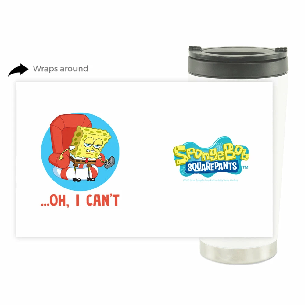 Photomugs SpongeBob SquarePants Oh, I Can't Meme 16 Oz Stainless Steel Thermal Travel Mug 2 Photomugs SpongeBob SquarePants Oh, I Can't Meme 16 Oz Stainless Steel Thermal Travel Mug