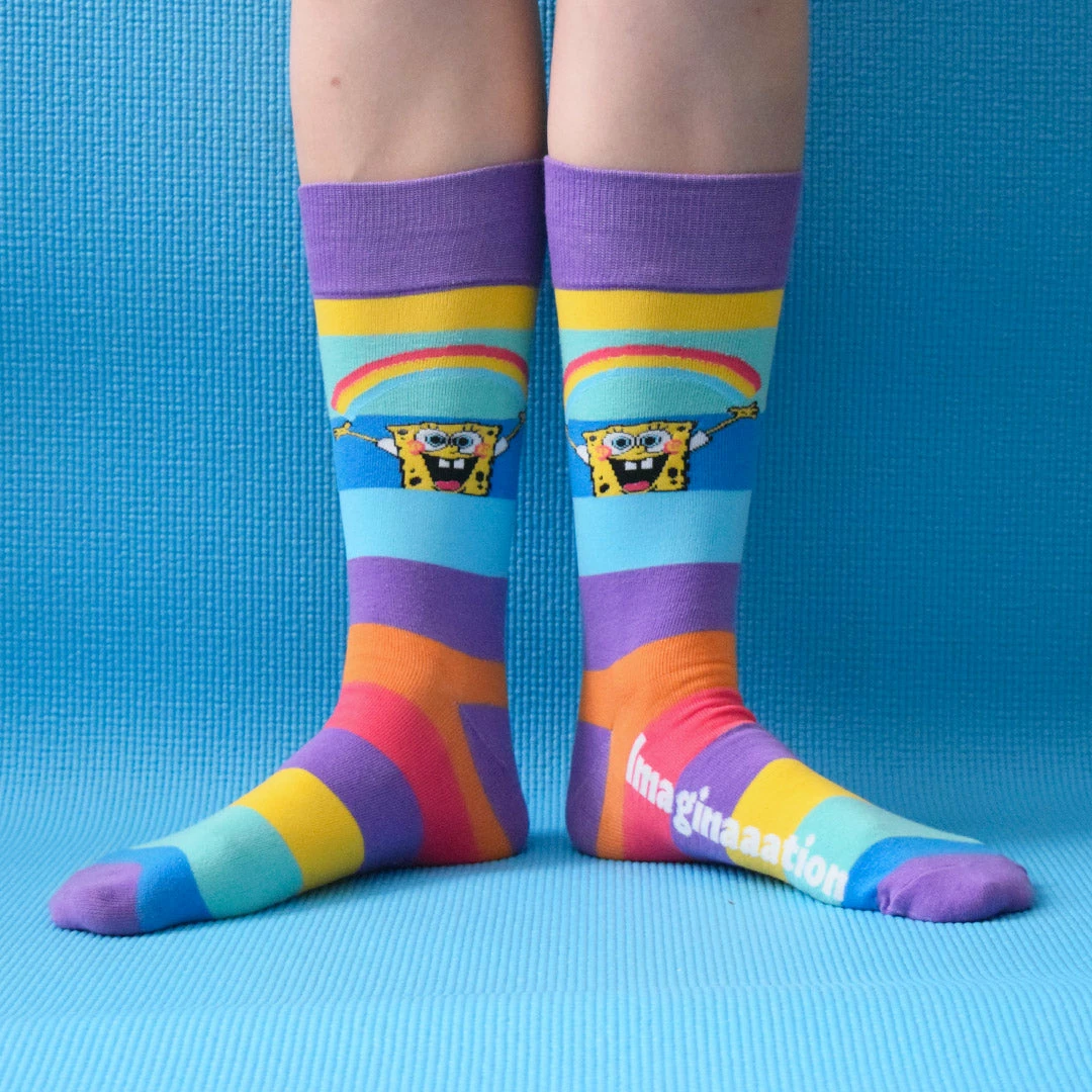 Fba-sock101 SpongeBob SquarePants Imagination Socks 5 Fba-sock101 SpongeBob SquarePants Imagination Socks