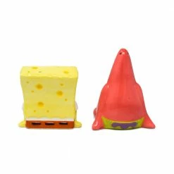 Shiphero-logosunlimited SpongeBob And Patrick Salt And Pepper Shaker Set Home & Office