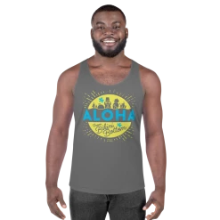 Printful SpongeBob SquarePants Aloha Unisex Tank Top