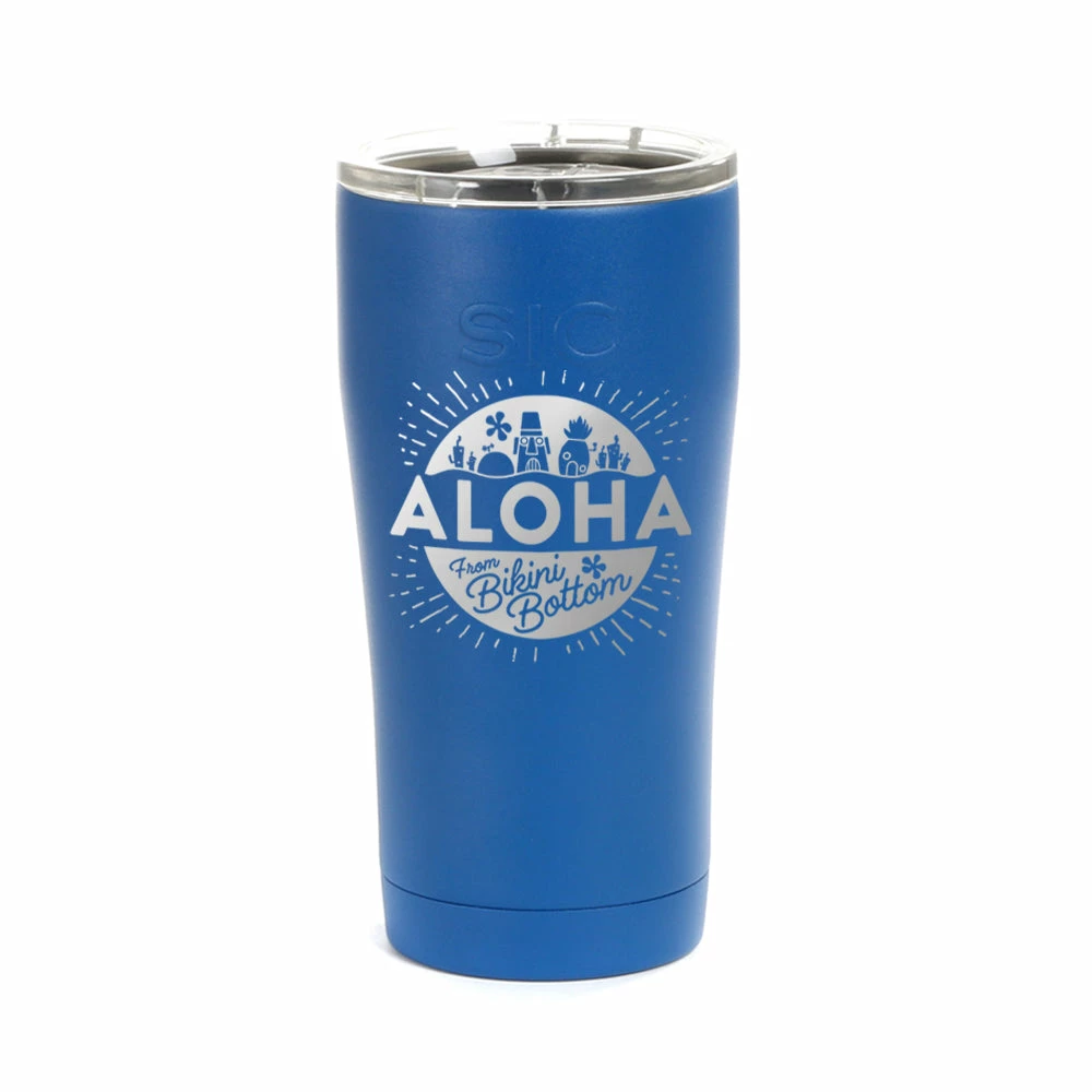 Monetyze-vismark SpongeBob SquarePants Aloha Laser Engraved SIC Tumbler Drinkware 3 Monetyze-vismark SpongeBob SquarePants Aloha Laser Engraved SIC Tumbler Drinkware