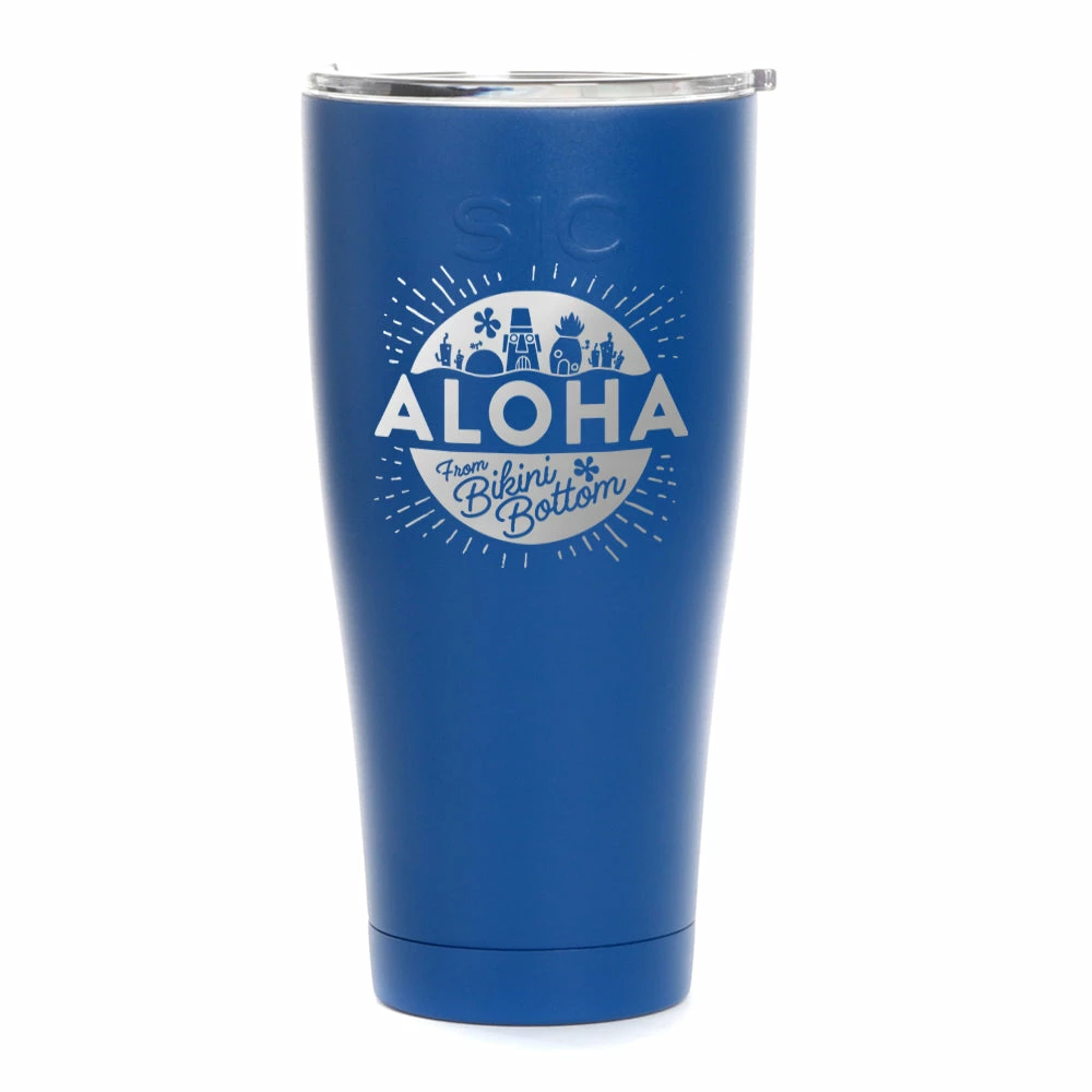 Monetyze-vismark SpongeBob SquarePants Aloha Laser Engraved SIC Tumbler Drinkware 4 Monetyze-vismark SpongeBob SquarePants Aloha Laser Engraved SIC Tumbler Drinkware