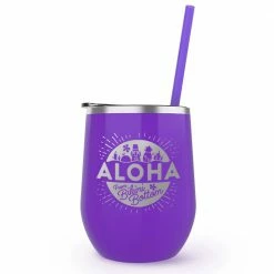 Monetyze-vismark SpongeBob SquarePants Aloha Laser Engraved Tumbler With Straw Drinkware