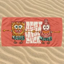 Progift Kids & Baby SpongeBob SquarePants Best Wave Ever Beach Towel