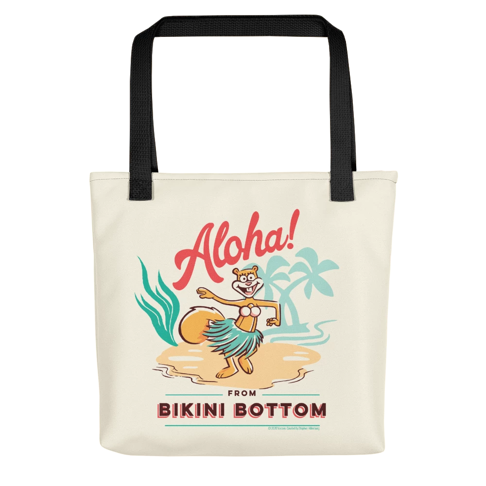 Mww Accessories SpongeBob SquarePants Sandy Aloha Tote 1 Mww Accessories SpongeBob SquarePants Sandy Aloha Tote