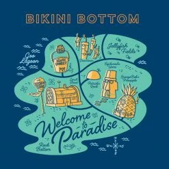 Monetyze-casetry SpongeBob SquarePants Welcome To Paradise Tough Phone Case