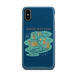 Monetyze-casetry SpongeBob SquarePants Welcome To Paradise Tough Phone Case