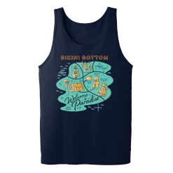 Monster Digital SpongeBob SquarePants Welcome To Paradise Adult Tank Top