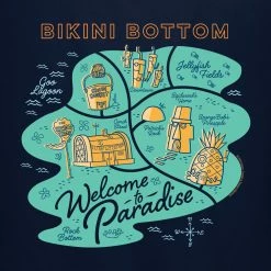 Monster Digital SpongeBob SquarePants Welcome To Paradise Adult Tank Top