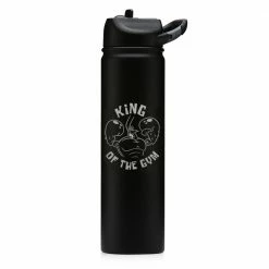 Monetyze-vismark SpongeBob SquarePants Larry King Of The Gym Laser Engraved Short SIC Water Bottle