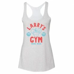 Dtg2go Clothing SpongeBob SquarePants Larry's Gym 1999 Women's Tri-Blend Racerback Tank Top