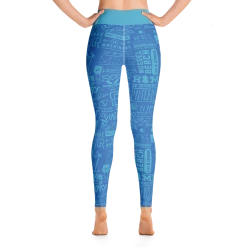 Printful SpongeBob SquarePants Nautical Nonsense Women's Yoga Leggings