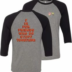 Wild-bobby SpongeBob SquarePants Do Stuff Together Raglan Sleeve Baseball T-Shirt Clothing
