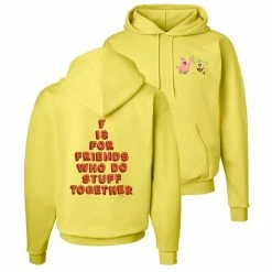 Wild-bobby SpongeBob SquarePants Do Stuff Together Hooded Sweatshirt Clothing