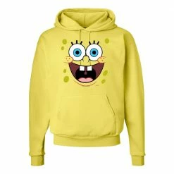 Wild-bobby Clothing SpongeBob SquarePants Big Face Hooded Sweatshirt