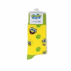 Fba-sock101 SpongeBob SquarePants Faces Adult Unisex Socks Accessories