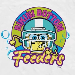 Monster Digital Clothing SpongeBob SquarePants Bikini Bottom Feeders Adult Long Sleeve T-Shirt