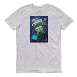 Monster Digital SpongeBob SquarePants Beware The Hooks Adult Short Sleeve T-Shirt