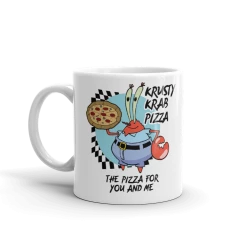 Monetyze-casetry SpongeBob SquarePants The Krusty Krab Pizza White Mug Drinkware 6 Monetyze-casetry SpongeBob SquarePants The Krusty Krab Pizza White Mug Drinkware