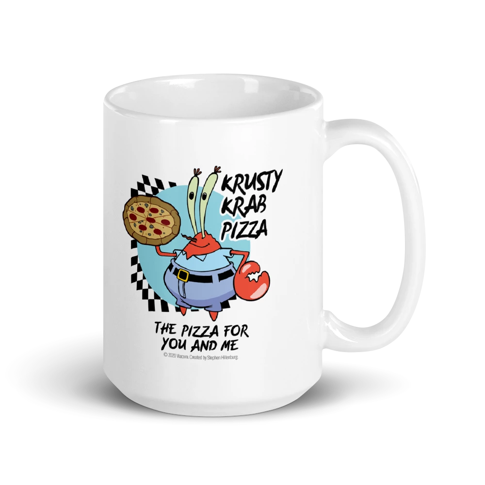 Monetyze-casetry SpongeBob SquarePants The Krusty Krab Pizza White Mug Drinkware 4 Monetyze-casetry SpongeBob SquarePants The Krusty Krab Pizza White Mug Drinkware